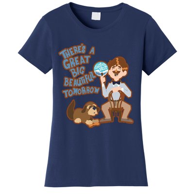 Theres A Great Big Beautiful Tomorrow Men And Dog Women's T-Shirt