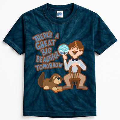 Theres A Great Big Beautiful Tomorrow Men And Dog Kids Tie-Dye T-Shirt