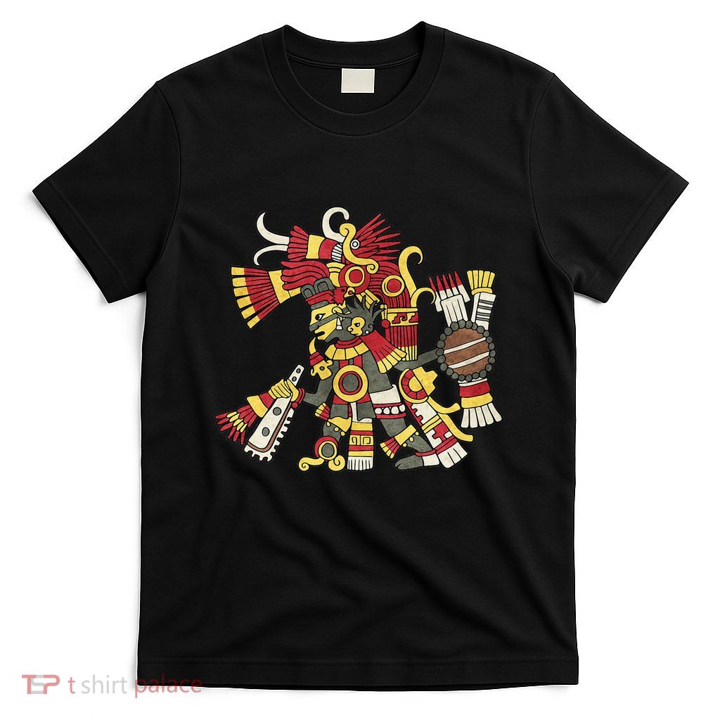 Tezcatlipoca Aztec God Nahuatl Mayan Inca Toltec T-Shirt