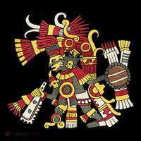 Tezcatlipoca Aztec God Nahuatl Mayan Inca Toltec Tall T-Shirt