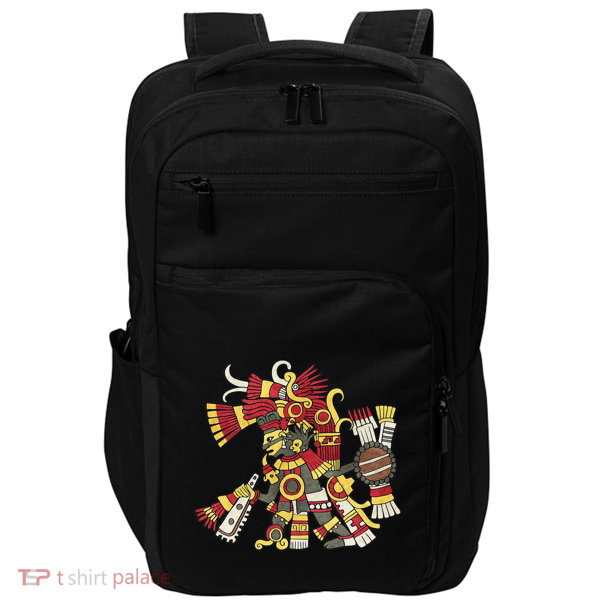 Tezcatlipoca Aztec God Nahuatl Mayan Inca Toltec Impact Tech Backpack
