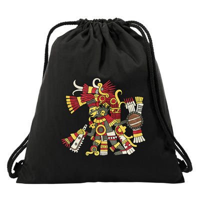 Tezcatlipoca Aztec God Nahuatl Mayan Inca Toltec Drawstring Bag