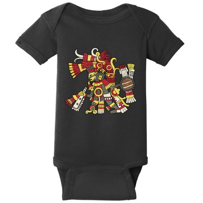 Tezcatlipoca Aztec God Nahuatl Mayan Inca Toltec Baby Bodysuit