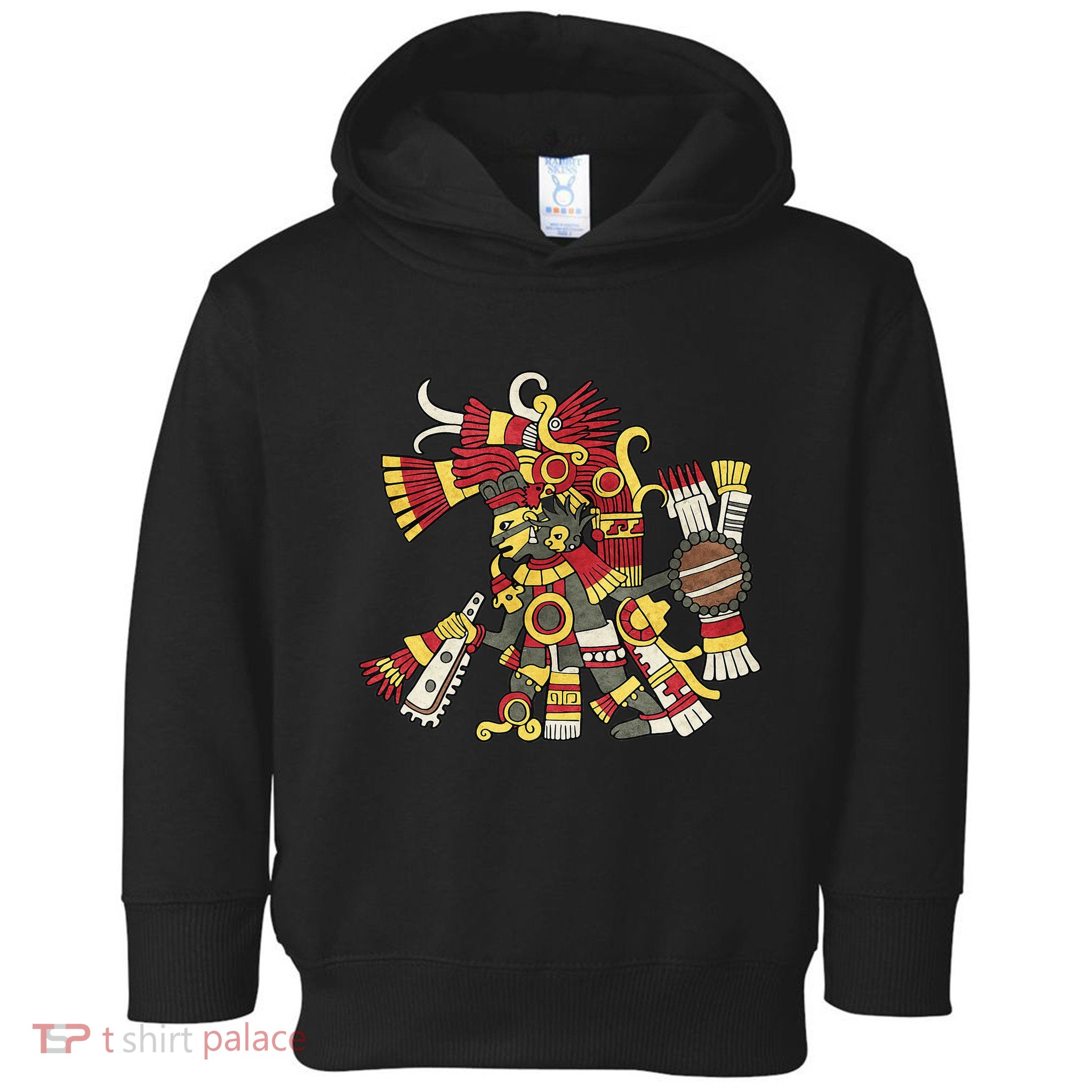 Tezcatlipoca Aztec God Nahuatl Mayan Inca Toltec Toddler Hoodie
