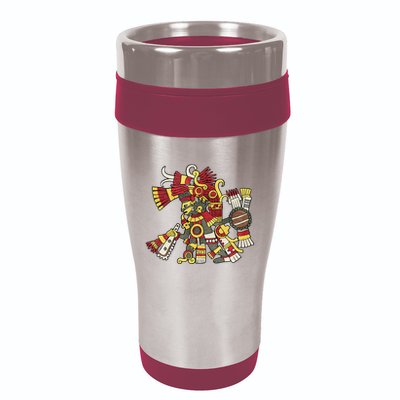 Tezcatlipoca Aztec God Nahuatl Mayan Inca Toltec 16oz Travel Tumbler