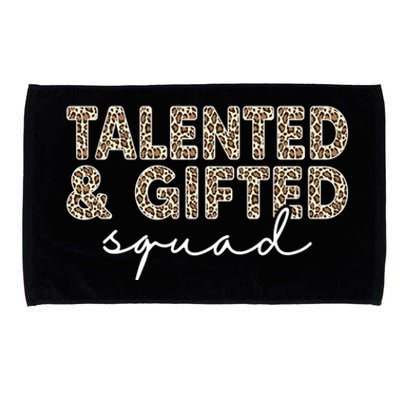 Talented And Gifted Squad Teaching School Appreciation Cool Gift Microfiber Hand Towel