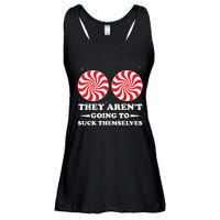 They ArenT Going To Suck Themselves Christmas Inappropriate Ladies Essential Flowy Tank