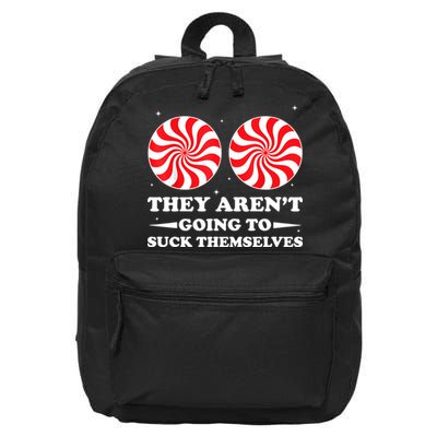They Arent Going To Suck Themselves Funny Christmas 16 in Basic Backpack