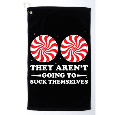 They Arent Going To Suck Themselves Funny Christmas Golf Towel