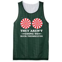 They Arent Going To Suck Themselves Funny Christmas Mesh Reversible Basketball Jersey Tank