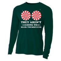 They Arent Going To Suck Themselves Funny Christmas Cooling Performance Long Sleeve Crew