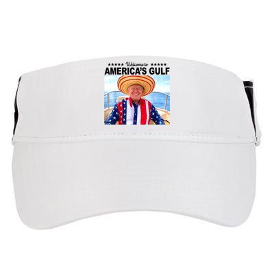 Trump Americas Gulf Mexico President Trump Sombrero Adult Drive Performance Visor