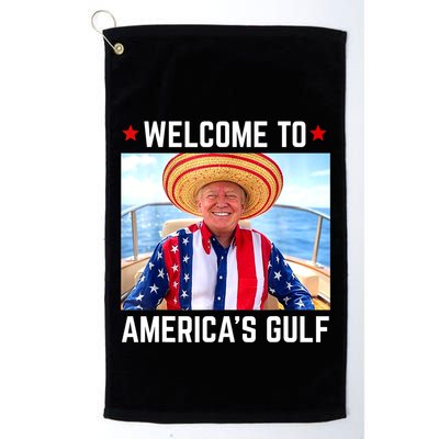Trump AmericaS Gulf Mexico President Trump Sombrero Golf Towel