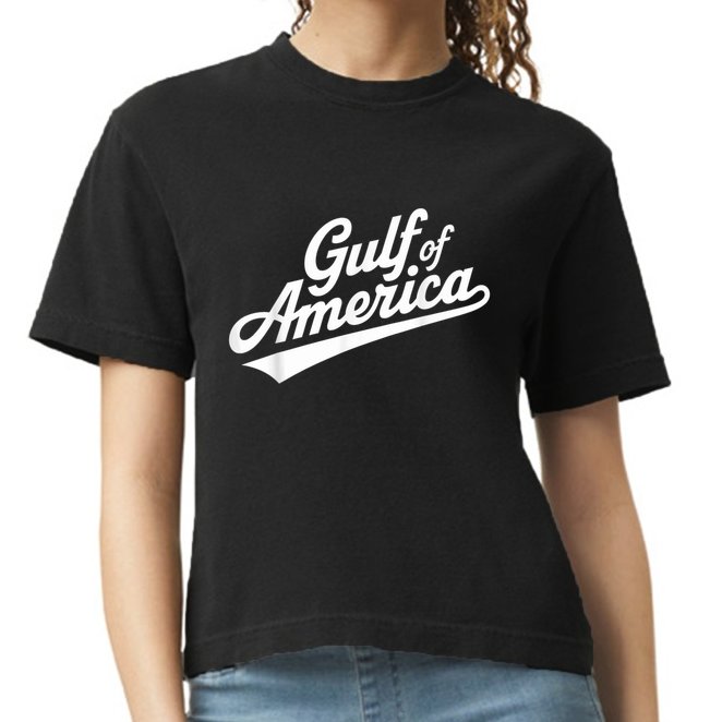 Trump AmericS Gulf Mexico Presdent Trump Sombrero Summer Comfort Colors Boxy T-Shirt