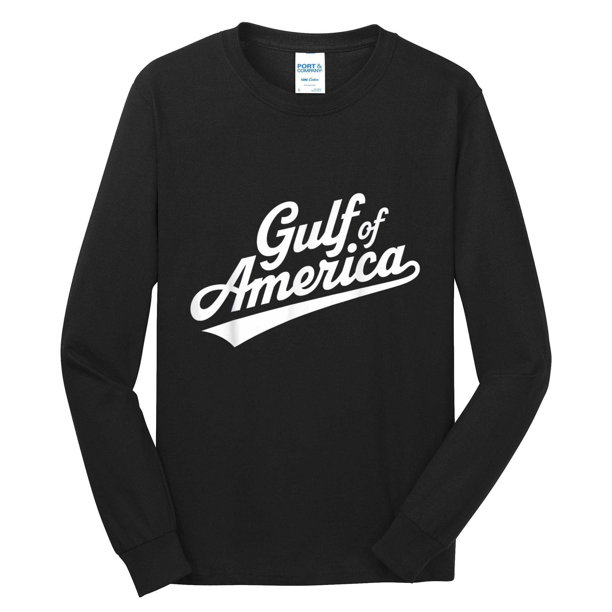 Trump AmericS Gulf Mexico Presdent Trump Sombrero Summer Tall Long Sleeve T-Shirt
