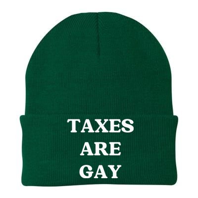 Taxes Are Gay Lgbtq+ Rights Taxation Equality Knit Cap Winter Beanie