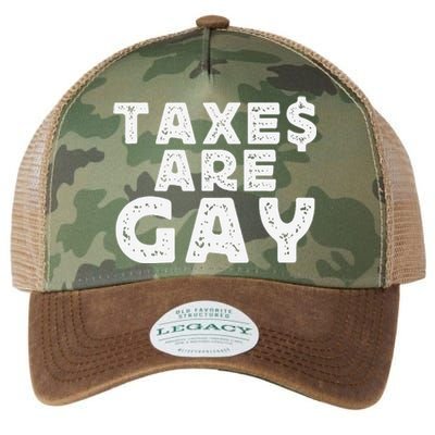 Taxes Are Gay Legacy Tie Dye Trucker Hat