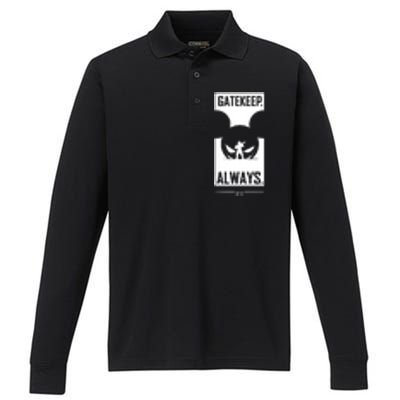 The Archcast Gatekeep Always Performance Long Sleeve Polo