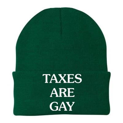 Taxes Are G.Ay Knit Cap Winter Beanie