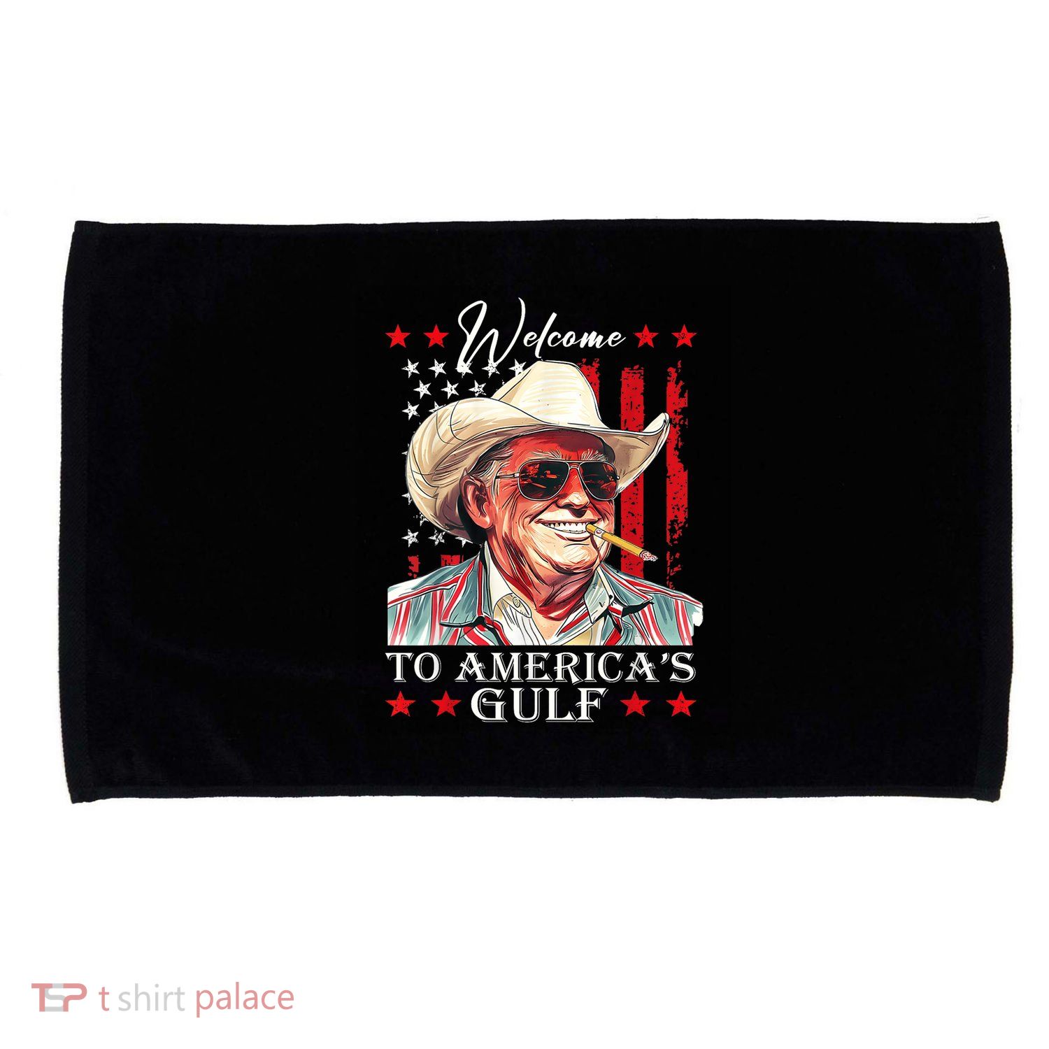 Trump Americas Gulf Mexico President Trump Sombrero Microfiber Hand Towel