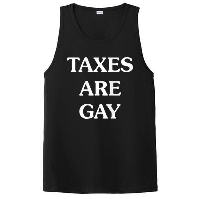 Taxes Are Gay Funny PosiCharge Competitor Tank