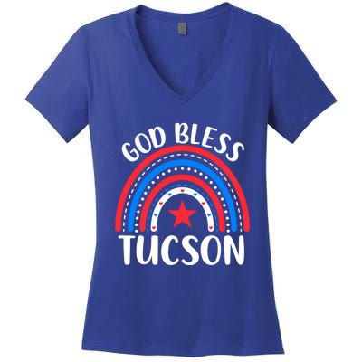 Tucson Arizona Gift I Love Tucson Arizona Usa Gift Women's V-Neck T-Shirt