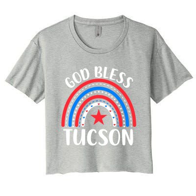 Tucson Arizona Gift I Love Tucson Arizona Usa Gift Women's Crop Top Tee