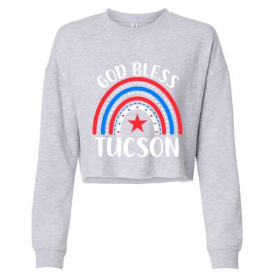 Tucson Arizona Gift I Love Tucson Arizona Usa Gift Cropped Pullover Crew