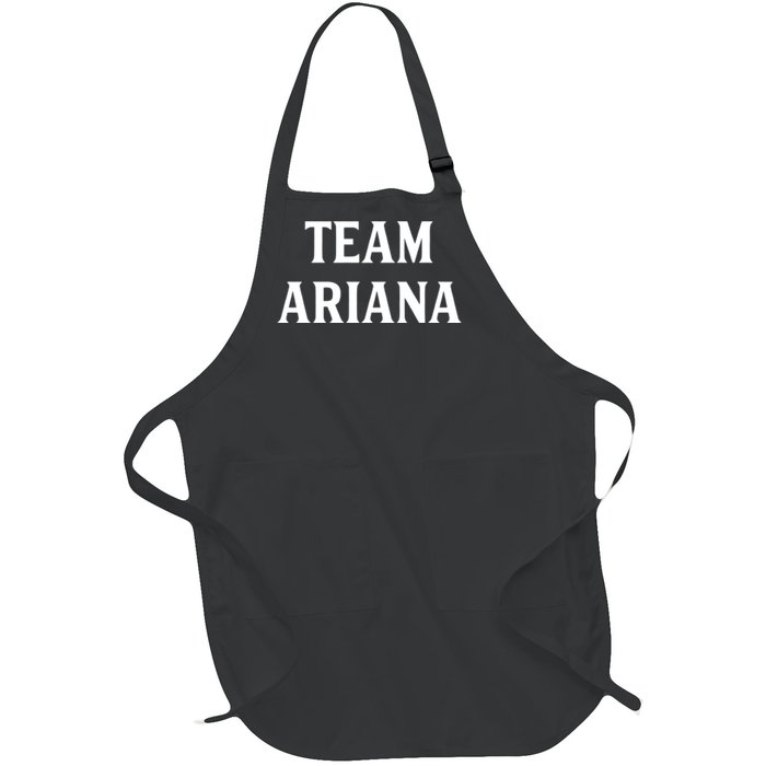 Team Ariana Gift For Ariana Lovers Full-Length Apron With Pockets