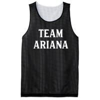 Team Ariana Gift For Ariana Lovers Mesh Reversible Basketball Jersey Tank