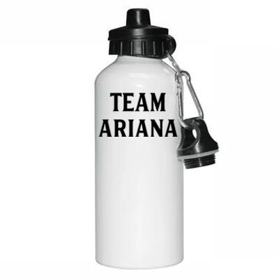 Team Ariana Gift For Ariana Lovers Aluminum Water Bottle