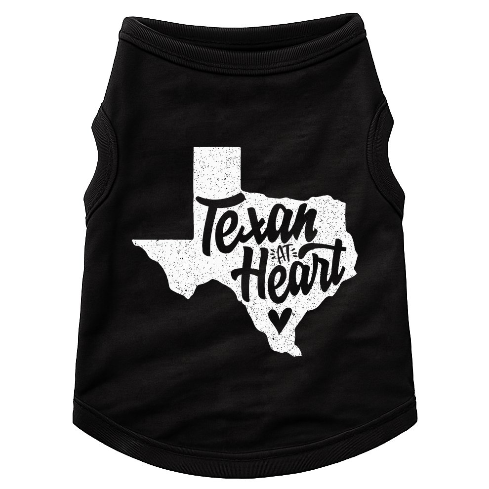 Texan At Heart  Doggie Tank