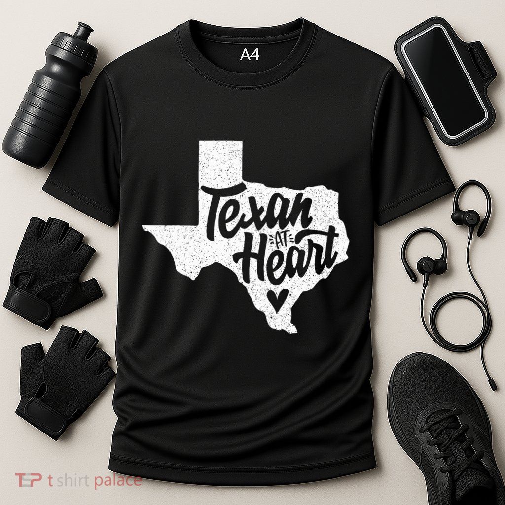 Texan At Heart  Performance Shirt