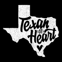 Texan At Heart  7-Panel Snapback Hat