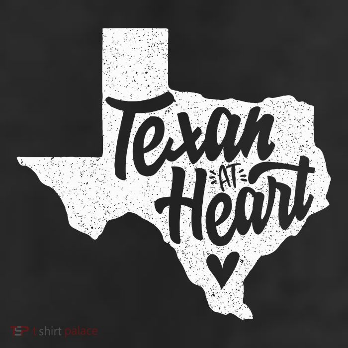 Texan At Heart  11oz C Handle Ceramic Mug