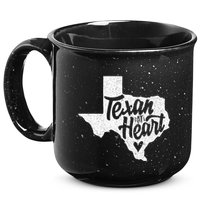Texan At Heart  15oz Campfire Ceramic Mug