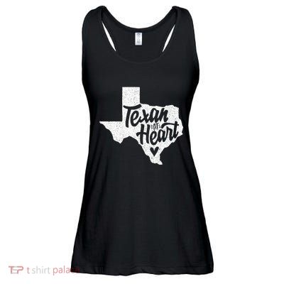Texan At Heart  Ladies Essential Flowy Tank