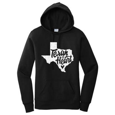 Texan At Heart  Women's Pullover Hoodie