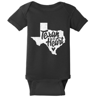 Texan At Heart  Baby Bodysuit
