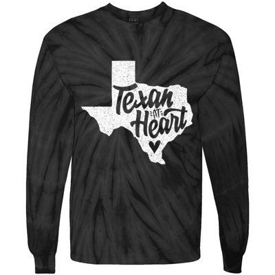 Texan At Heart  Tie-Dye Long Sleeve Shirt
