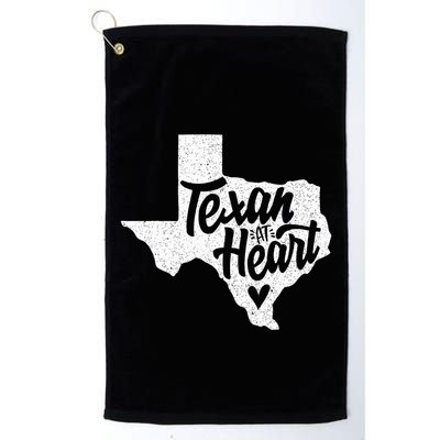 Texan At Heart  Golf Towel