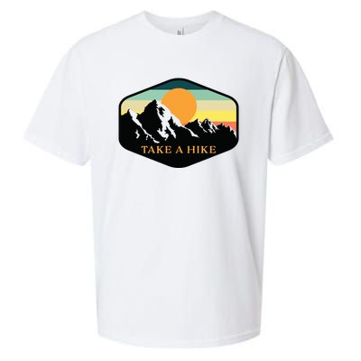 TAKE A HIKE RETRO VINTAGE OUTDOOR HIKING Sueded Cloud Jersey T-Shirt