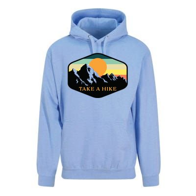 TAKE A HIKE RETRO VINTAGE OUTDOOR HIKING Unisex Surf Hoodie