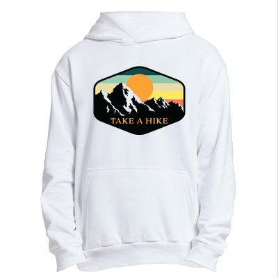 TAKE A HIKE RETRO VINTAGE OUTDOOR HIKING Urban Pullover Hoodie