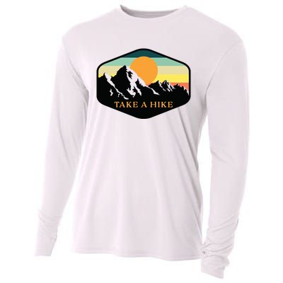 TAKE A HIKE RETRO VINTAGE OUTDOOR HIKING Cooling Performance Long Sleeve Crew