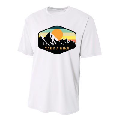 TAKE A HIKE RETRO VINTAGE OUTDOOR HIKING Performance Sprint T-Shirt