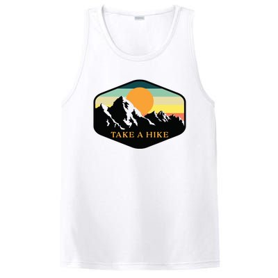 TAKE A HIKE RETRO VINTAGE OUTDOOR HIKING PosiCharge Competitor Tank