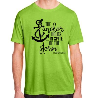 The Anchor Holds In Spite Of The Storm Adult ChromaSoft Performance T-Shirt