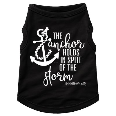 The Anchor Holds In Spite Of The Storm Doggie Tank