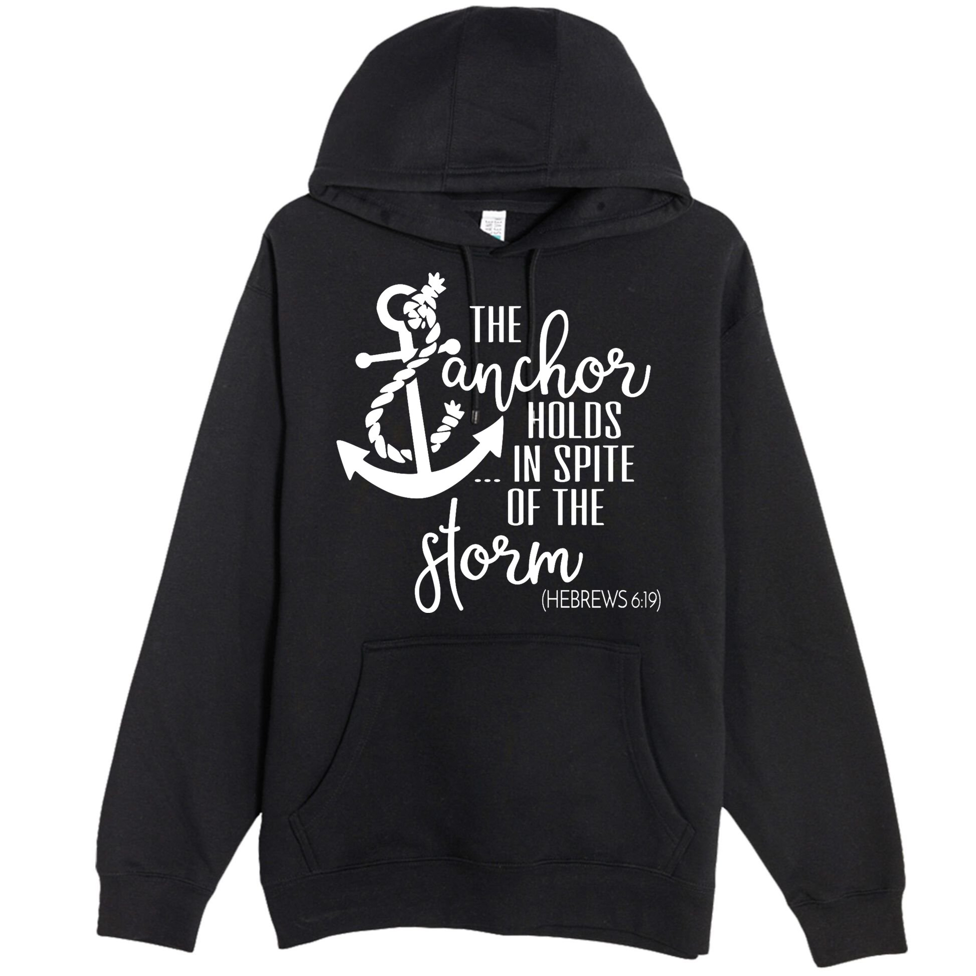 The Anchor Holds In Spite Of The Storm Premium Pullover Hoodie
